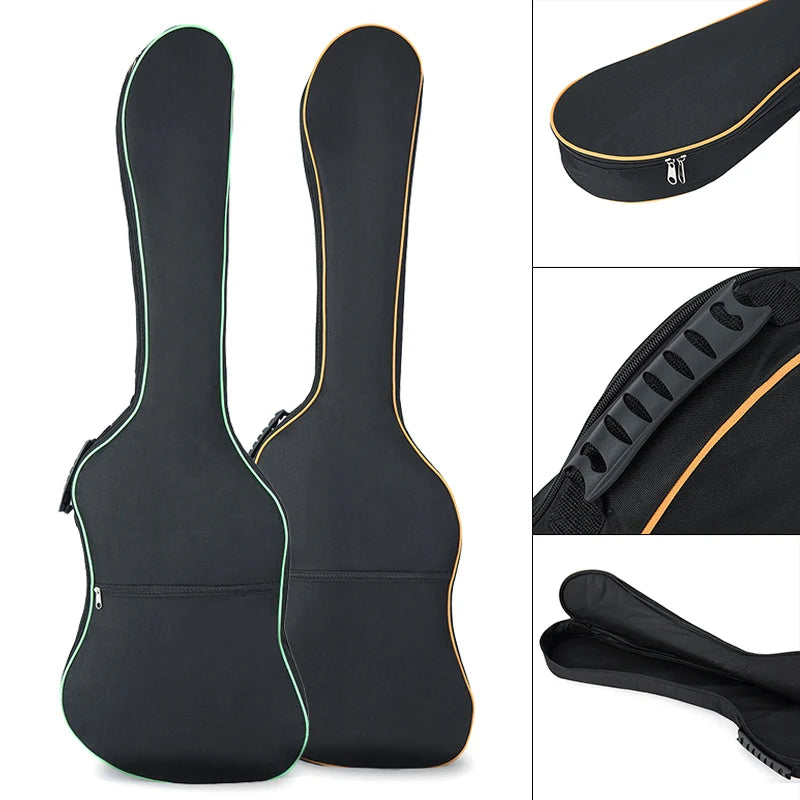39-48 pouces Oxford tissu Pad 8-10mm coton épaississement Double sangles guitare électrique basse étui, housse étanche sac à dos Housse de France