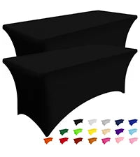 Olanly-Nappes élastiques lavables en machine, couvre-table en spandex, réutilisable, pour table d'extérieur, pour fêtes de mariage et de Noël Housse de France