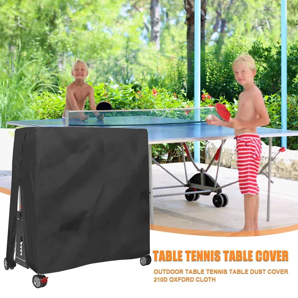 Couverture de Tennis de Table en tissu Oxford 210D, imperméable et anti-poussière, couverture de Table de Ping-Pong robuste pour intérieur/extérieur, 165x70x185cm Housse de France