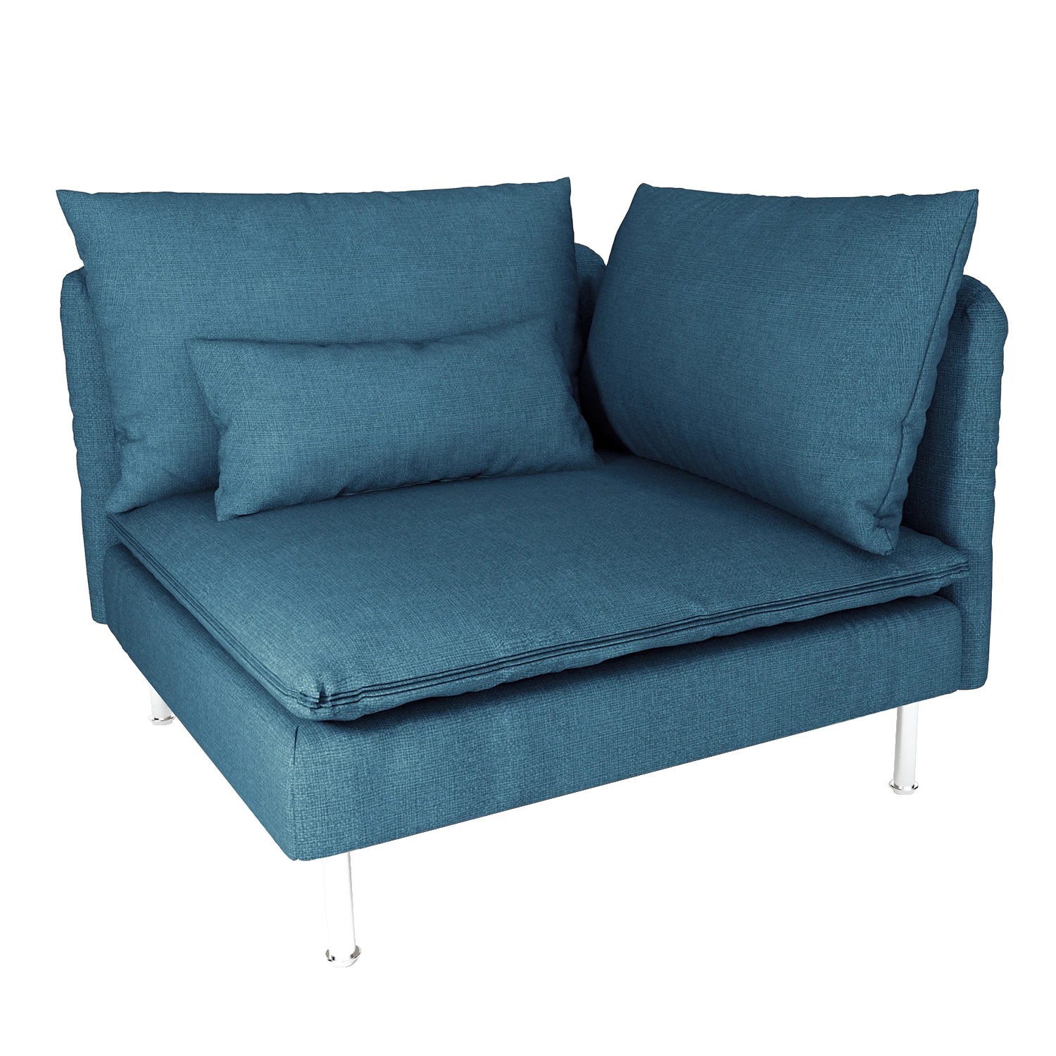 CRIUSAlbanJuste de canapé pour IKEA  SÖDERHAMN, coin, comprend deux grands coussins et un petit cus, housses de canapé pour salon Housse de France