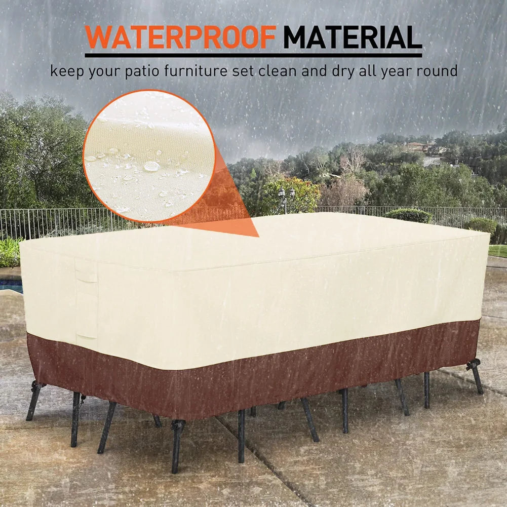 Housse Table Jardin Imperméable FORTERIO