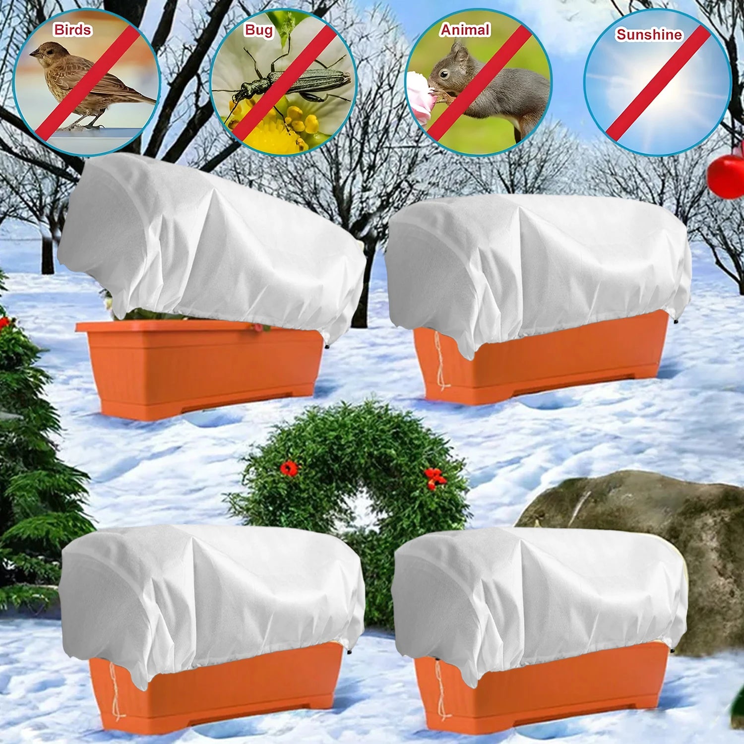 Housse Hivernage Plante Non-Tissé POLARA