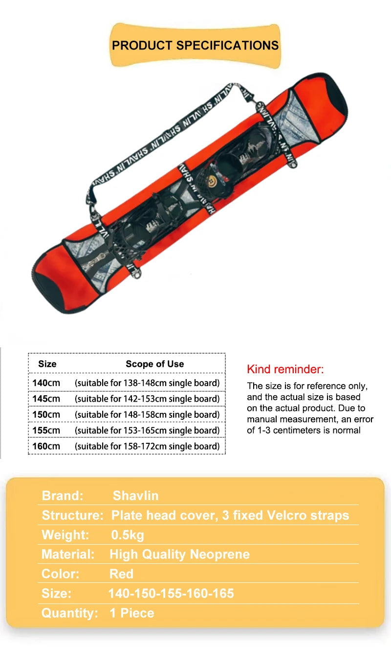 Housse Snowboard Oxford Résistante SNOGEAR
