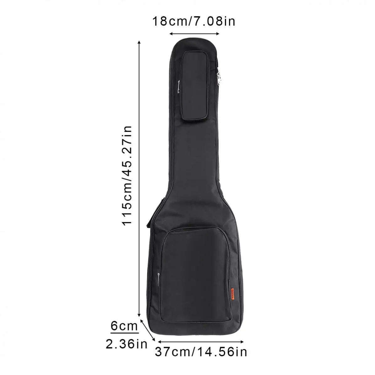 Sac à dos étanche en tissu Oxford, 1 pièce, étui pour guitare électrique, sac de concert, coussinet à Double sangles, couverture souple épaisse en coton de 7/8mm Housse de France