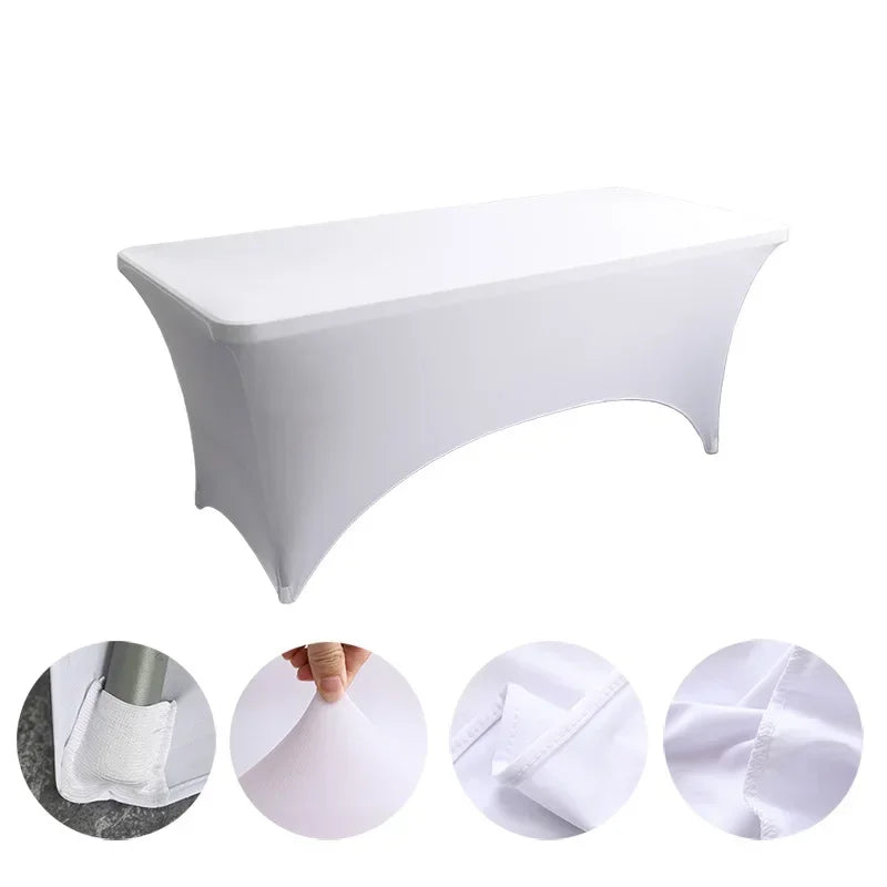 Nappe en IQUE dex de Haute Commande, Couverture de Table Pliante pour Mariage, Hôtel, Anniversaire, Cocktail, 6 Pieds, 4 Pieds, 5 Pieds, 6 Pieds, 8 Pieds Housse de France