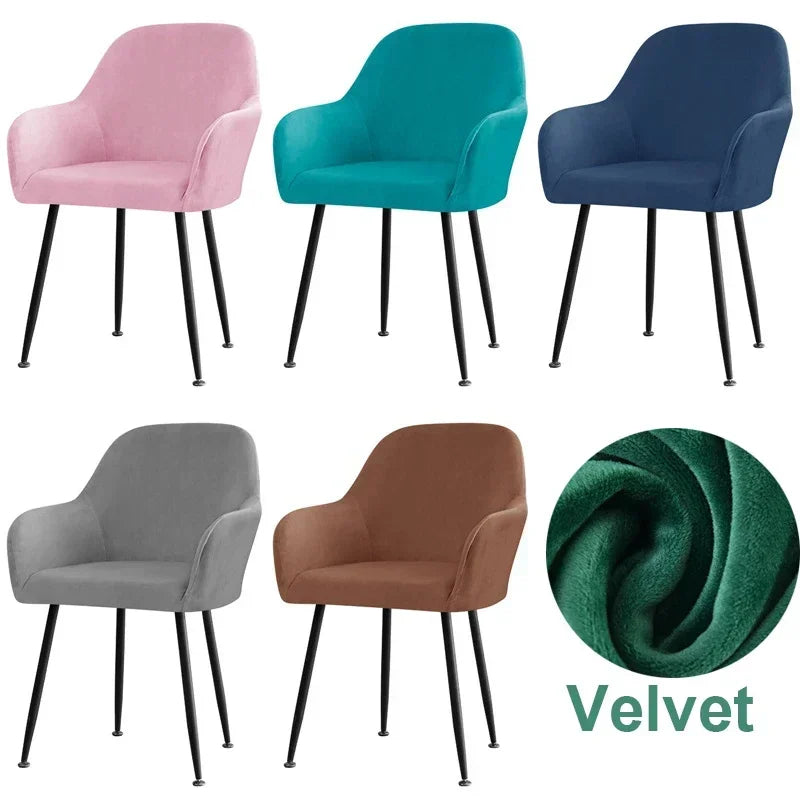 Housse De Chaise Velours Extensible **VELINO** Housse de France