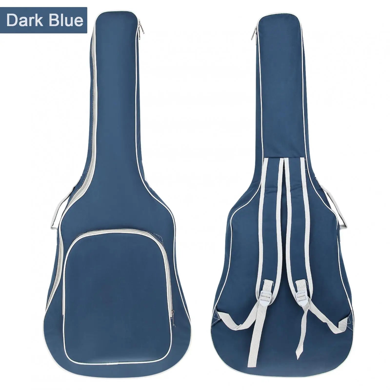 1 pièce 40 / 41 pouces rembourré résistant à l'eau épais guitare acoustique sac à dos Gig, sac de guitare à couverture souple Housse de France