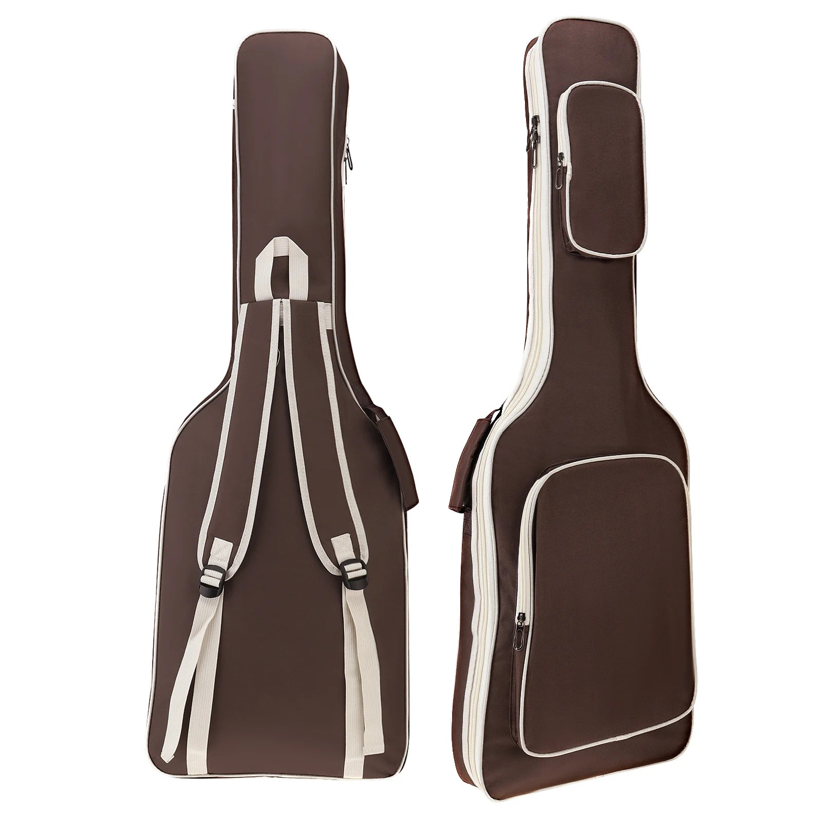 39-48 pouces Oxford tissu Pad 8-10mm coton épaississement Double sangles guitare électrique basse étui, housse étanche sac à dos Housse de France