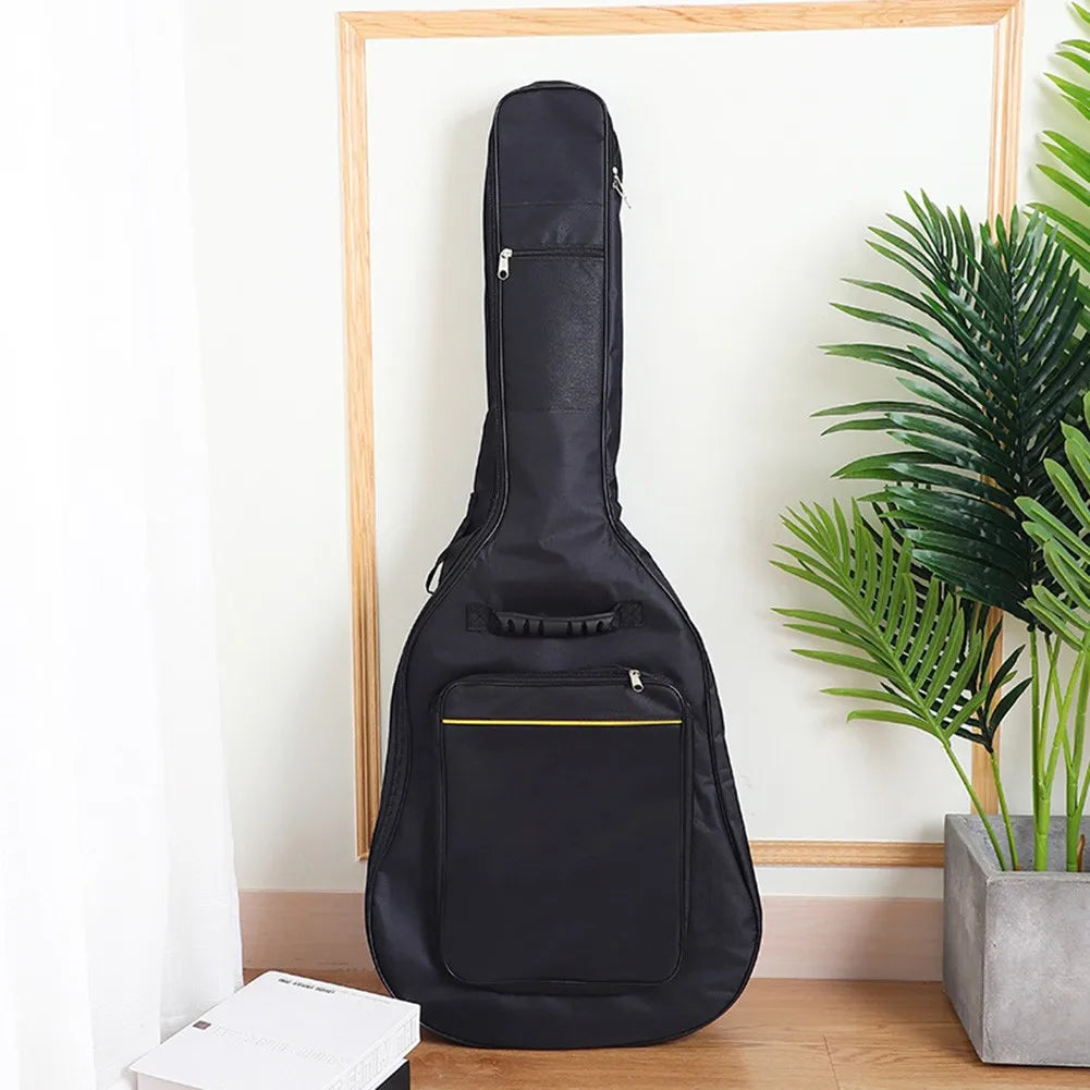41 pouces sac de guitare sac à dos sacs imperméables Rip-stop Oxford Nylon Double sangle rembourré noir étui de guitare Gig Bas guitares sacs à dos Housse de France