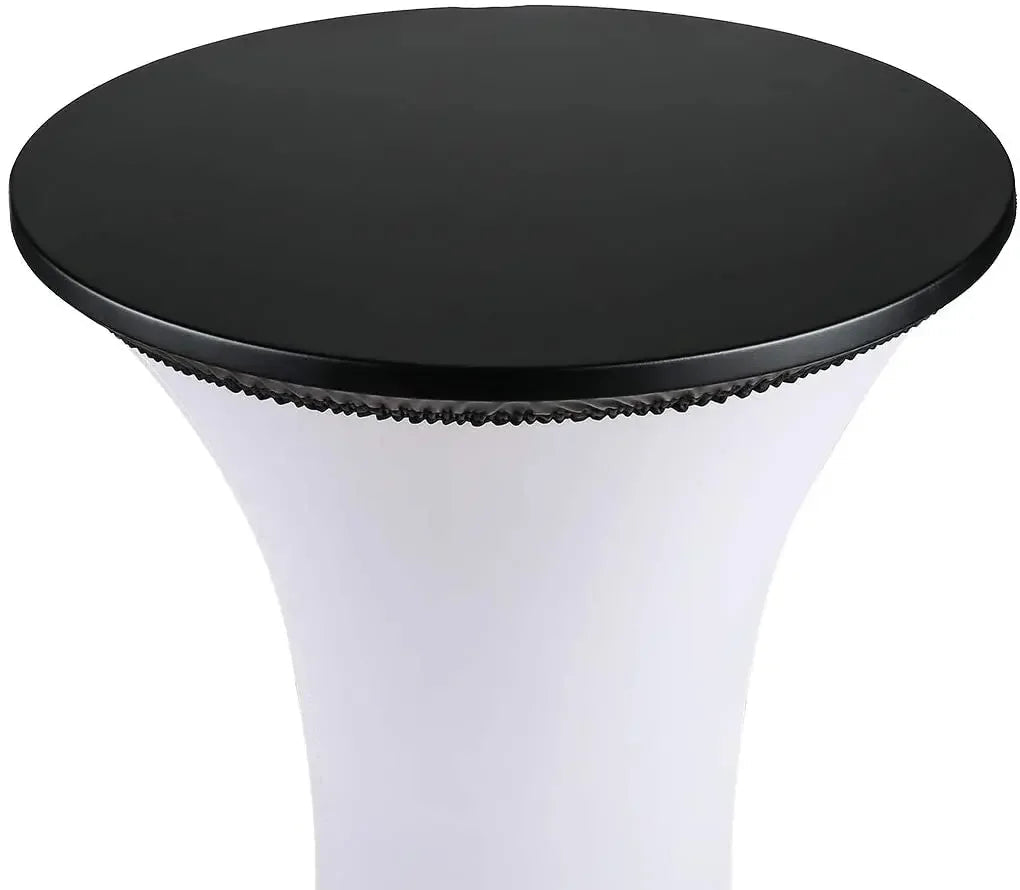 Couverture de Table ronde élastique, 1 pièce, tissu de protection, nappe en Polyester imperméable, couverture de Table ajustée pour restauration avec bords élastiques Housse de France