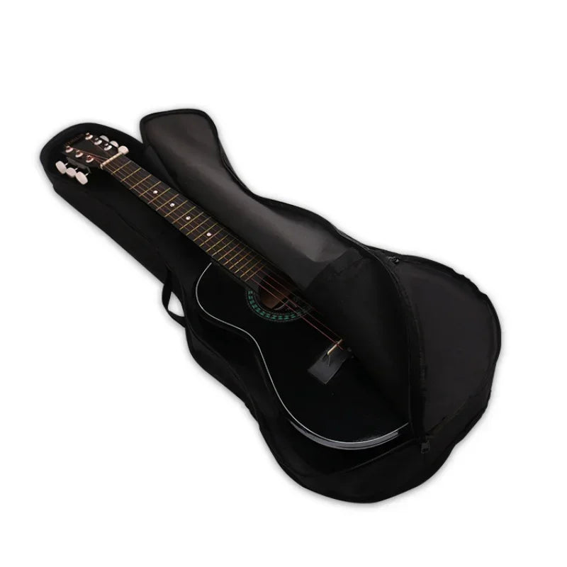 30/38/41 pouces sac de guitare haute qualité Oxford tissu Double sangles rembourré grand étui de guitare noir Gig sac à dos accessoires de guitare Housse de France