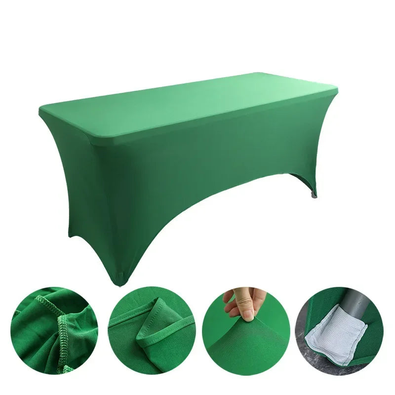 Nappe en IQUE dex de Haute Commande, Couverture de Table Pliante pour Mariage, Hôtel, Anniversaire, Cocktail, 6 Pieds, 4 Pieds, 5 Pieds, 6 Pieds, 8 Pieds Housse de France