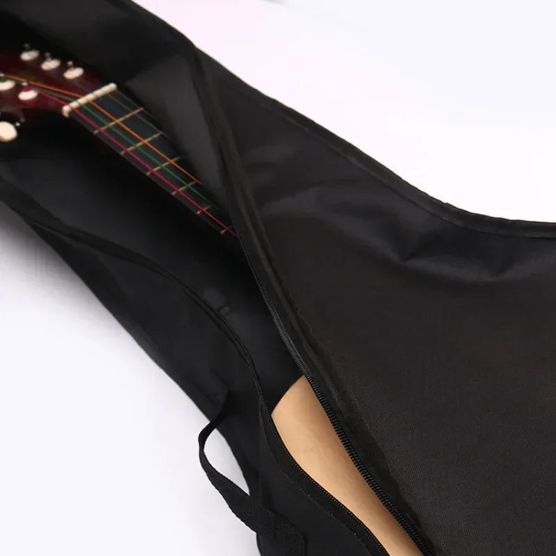 30/38/41 pouces sac de guitare haute qualité Oxford tissu Double sangles rembourré grand étui de guitare noir Gig sac à dos accessoires de guitare Housse de France