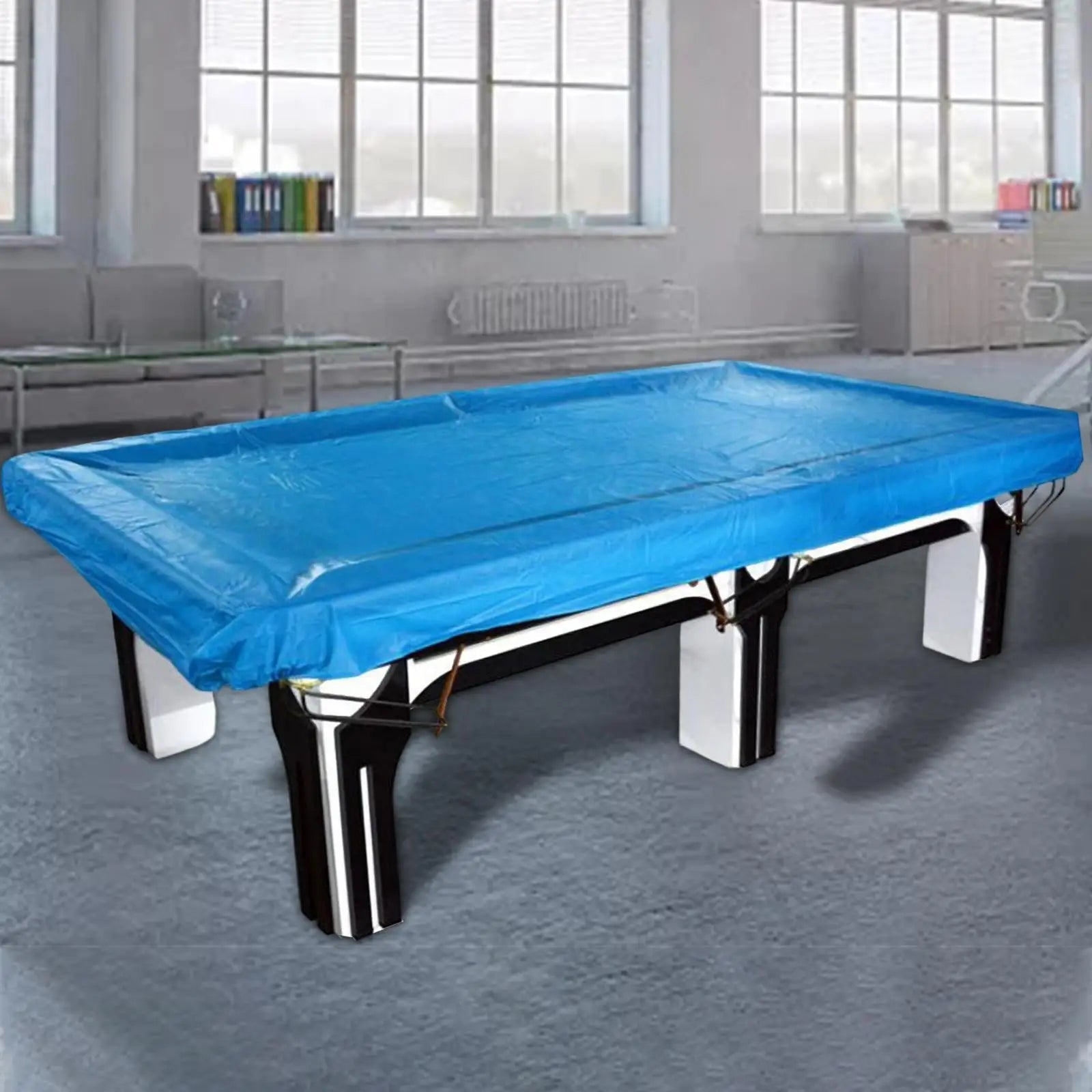 Juste de protection de table de billard en PVC, anti-poussière avec ficelle de proximité, 7 pieds, 8 pieds, 9 pieds, 10 pieds, 12 pieds Housse de France