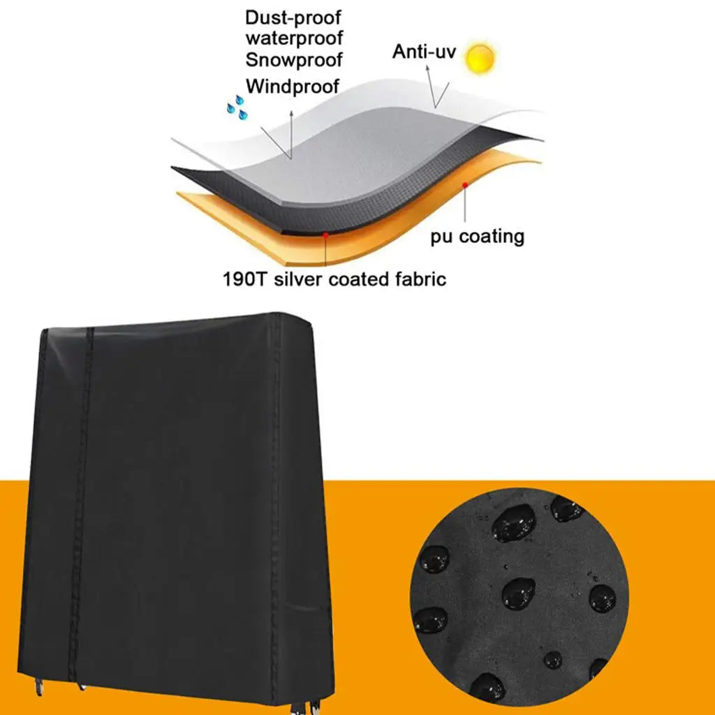 Couverture de Table de Tennis Premium, couverture coupe-vent, Pings pliants imperméables Housse de France