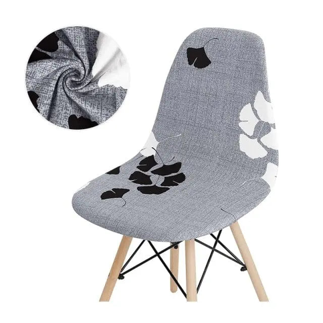 SCANBLACK - Housse de chaise scandinave imprimé - Housse De France