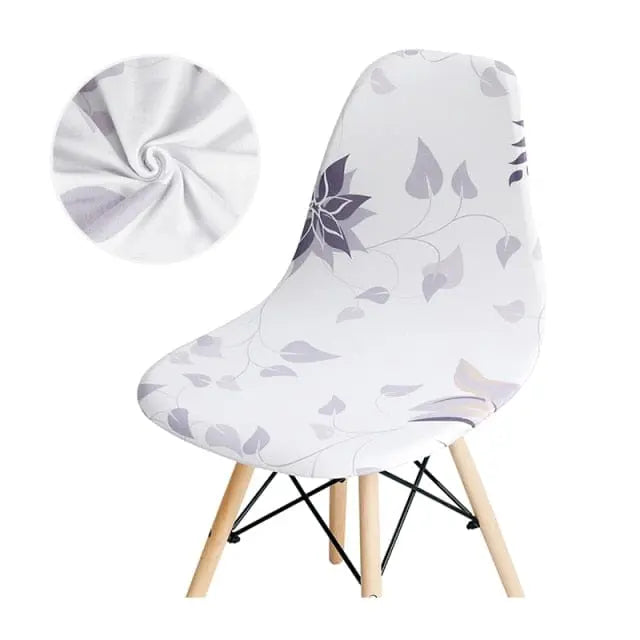 SCANPLAID - Housse chaise scandinave imprimée coquille - Housse De France