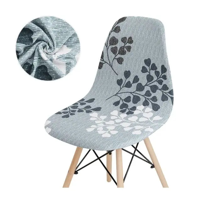 SCANPLAID - Housse chaise scandinave imprimée coquille - Housse De France