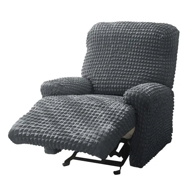 SEERCOVER - Housse de fauteuil relax en tissu Seersucker - Housse de France