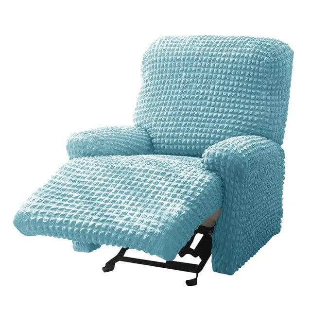 SEERCOVER - Housse de fauteuil relax en tissu Seersucker - Housse de France