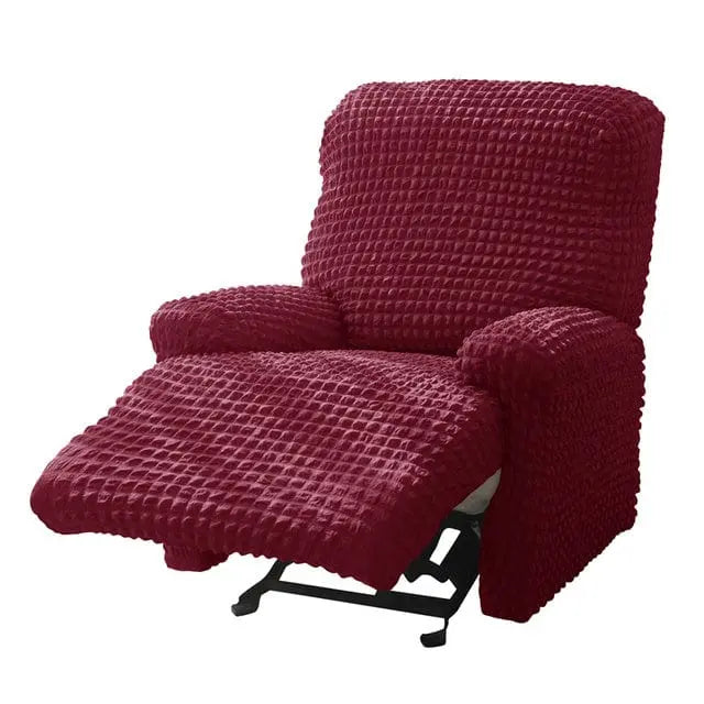 SEERCOVER - Housse de fauteuil relax en tissu Seersucker - Housse de France