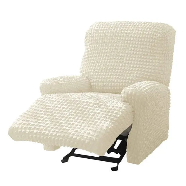 SEERCOVER - Housse de fauteuil relax en tissu Seersucker - Housse de France