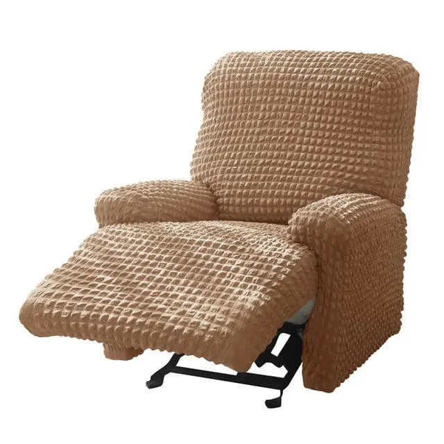 SEERCOVER - Housse de fauteuil relax en tissu Seersucker - Housse de France