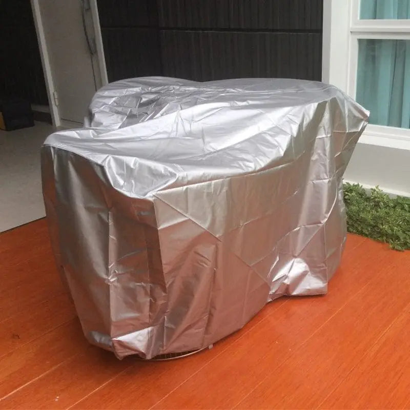 SILVERO - Housse de jardin anti-poussière imperméable en argent extérieur - Housse de France