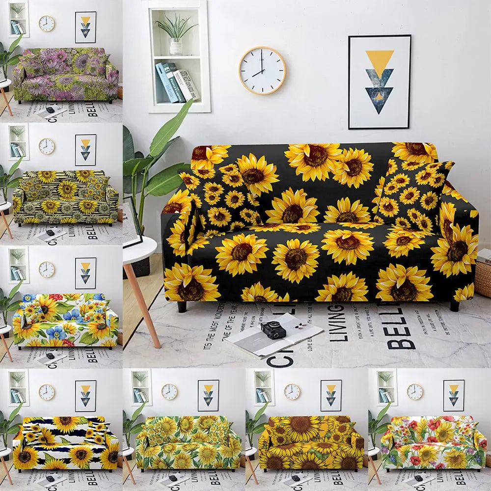 SUNFLOWER - Housse canapé extensible Housse De France