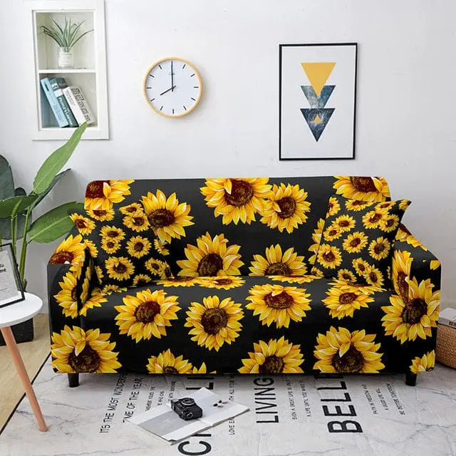 SUNFLOWER - Housse canapé extensible Housse De France