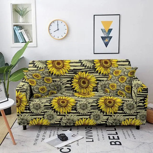 SUNFLOWER - Housse canapé extensible Housse De France