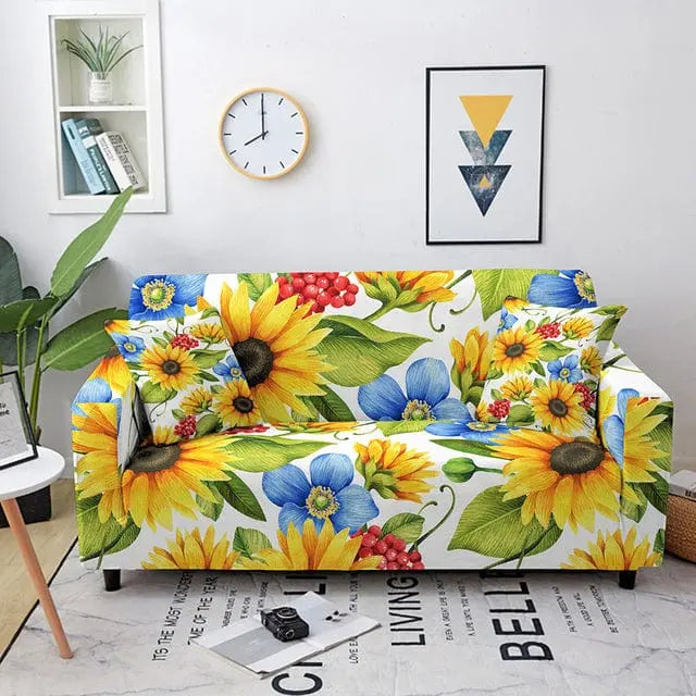 SUNFLOWER - Housse canapé extensible Housse De France