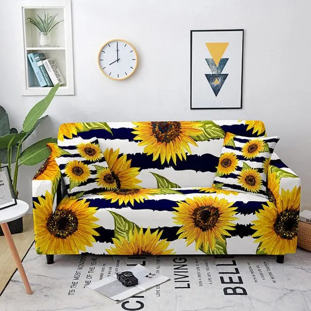 SUNFLOWER - Housse canapé extensible Housse De France