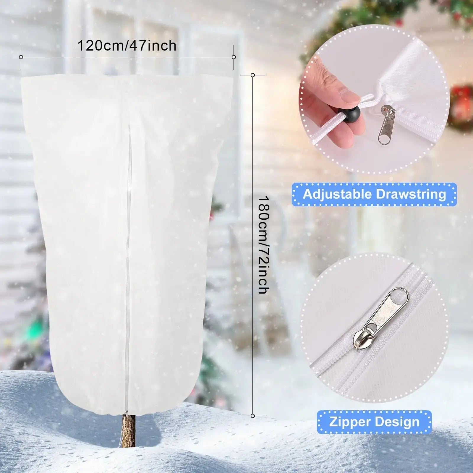 Sac Antigel Hiver Polaire PLANTOS Housse de France