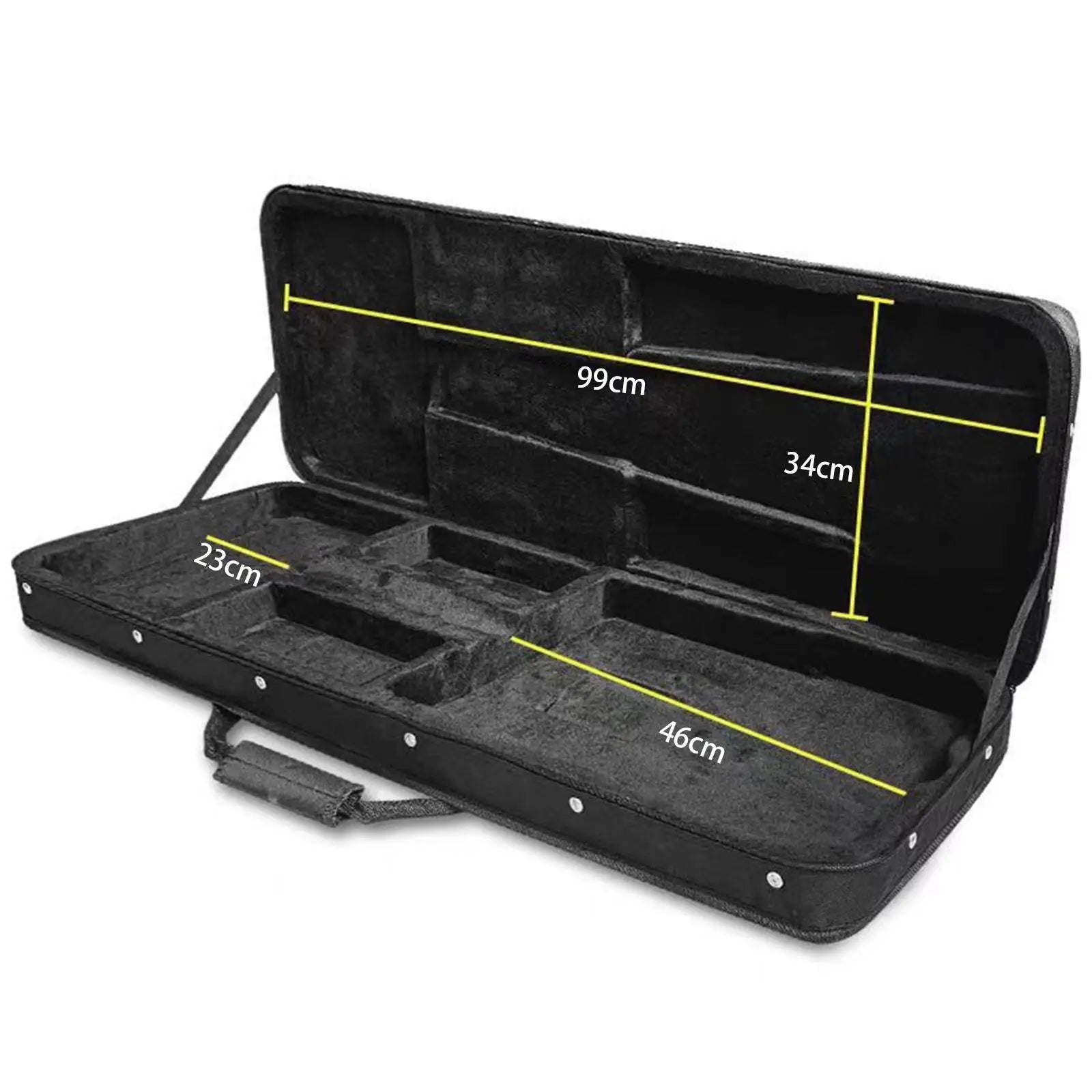 Étui pour guitare électrique, sac pour guitare, rembourrage professionnel, sangle d'épaule anti-poussière, étui de transport Portable pour guitares électriques Housse de France