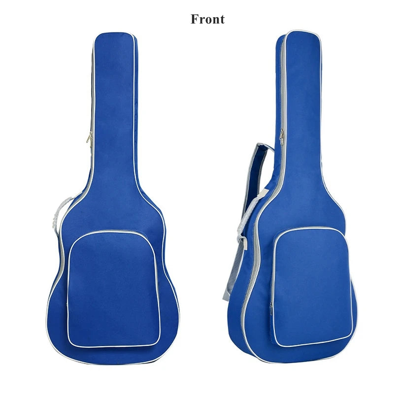 1 pièce 40 / 41 pouces rembourré résistant à l'eau épais guitare acoustique sac à dos Gig, sac de guitare à couverture souple Housse de France