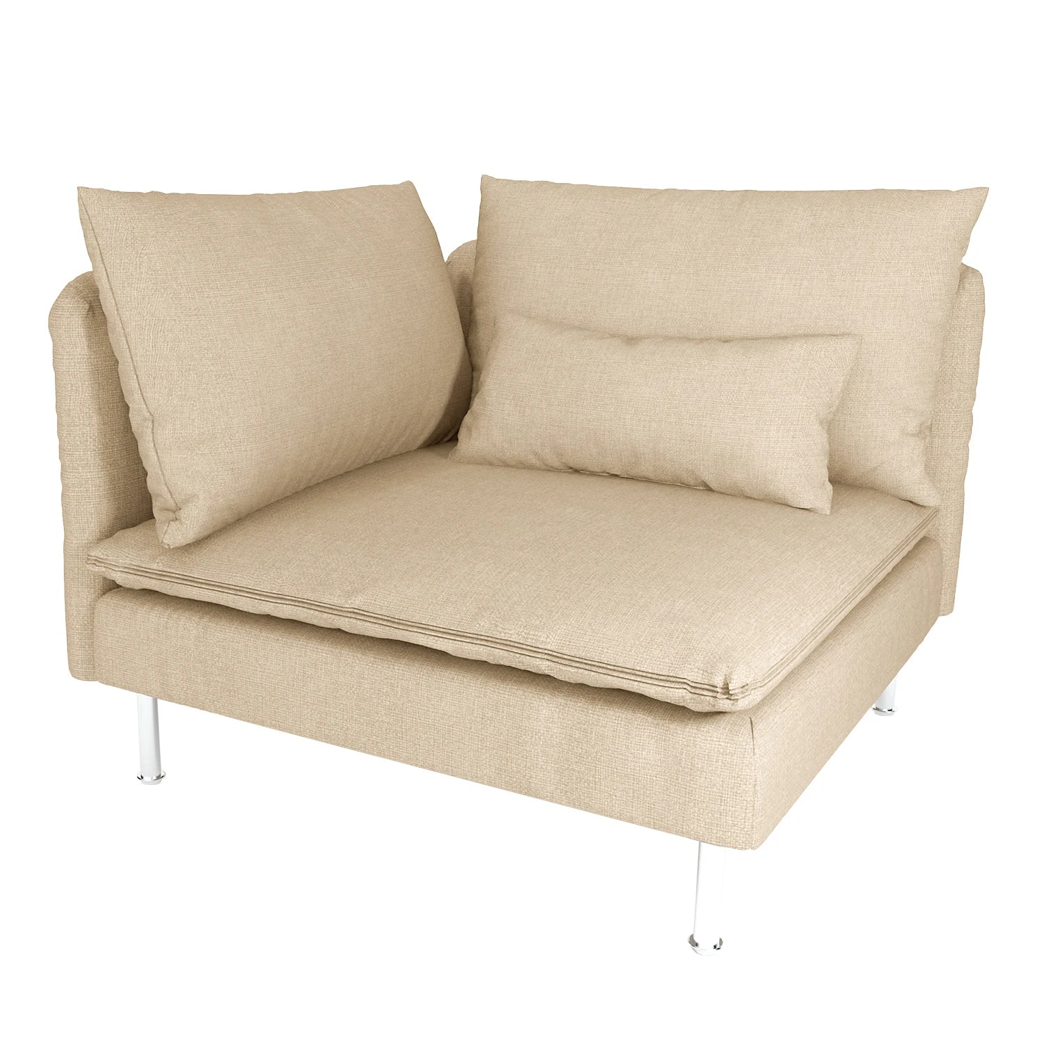 CRIUSAlbanJuste de canapé pour IKEA  SÖDERHAMN, coin, comprend deux grands coussins et un petit cus, housses de canapé pour salon Housse de France