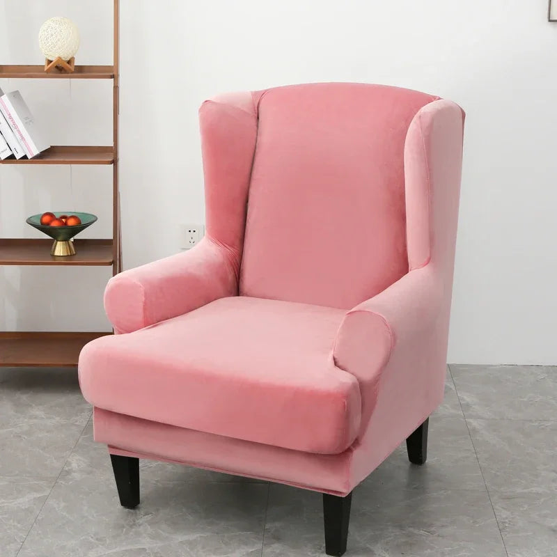 Housse Fauteuil Oreilles Velours VELORA
