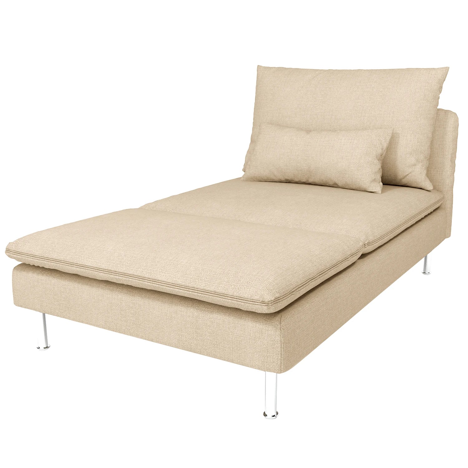 CRIUSJA Housse de canapé pour  ikea SÖDERHAMN Chaise Longue, housse de canapé pour 1 coussin, housses de canapé pour salon Housse de France