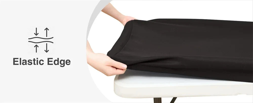 Kitinjoy – nappe rectangulaire imperméable, adaptée à la Table pliante, lavable, protection de Table, Camping en plein air, 30x72 Housse de France