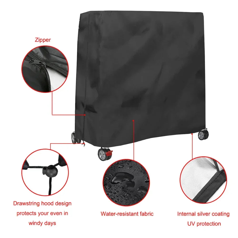 RapDuty-Juste de Protection Imperméable et Anti-Poussière pour Tennis de Table, Accessoire de Rangement pour Niket Extérieur, Oxford 210D Housse de France