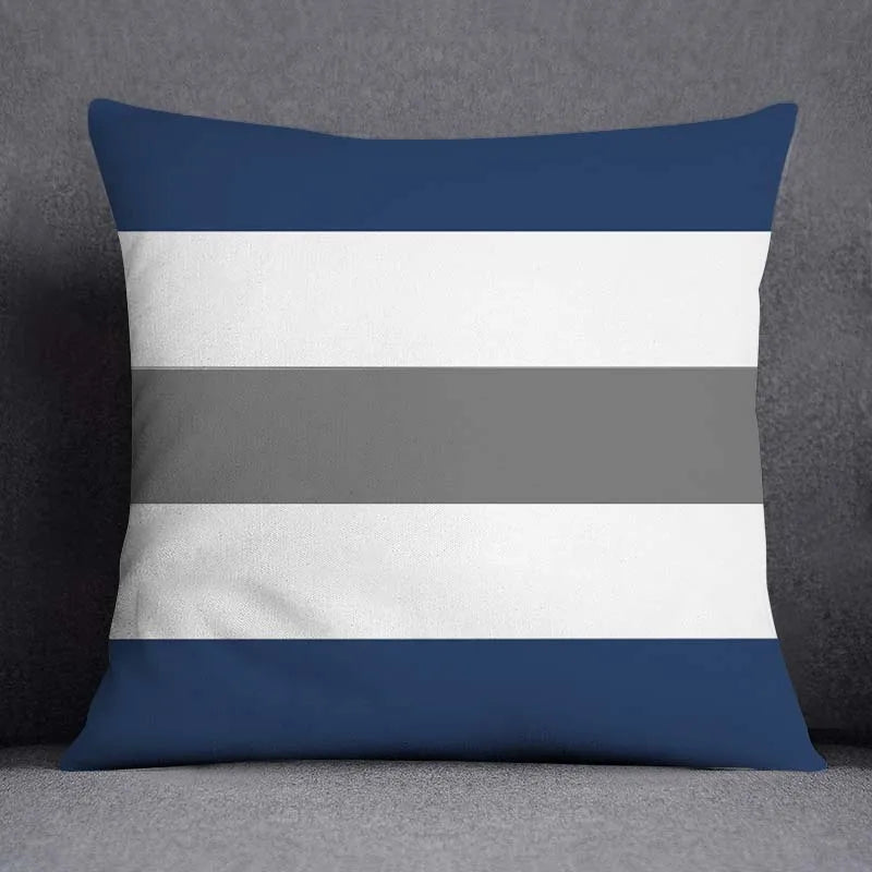 Taie d'Oreiller Géométrique Polyester **BLUENO** Housse de France