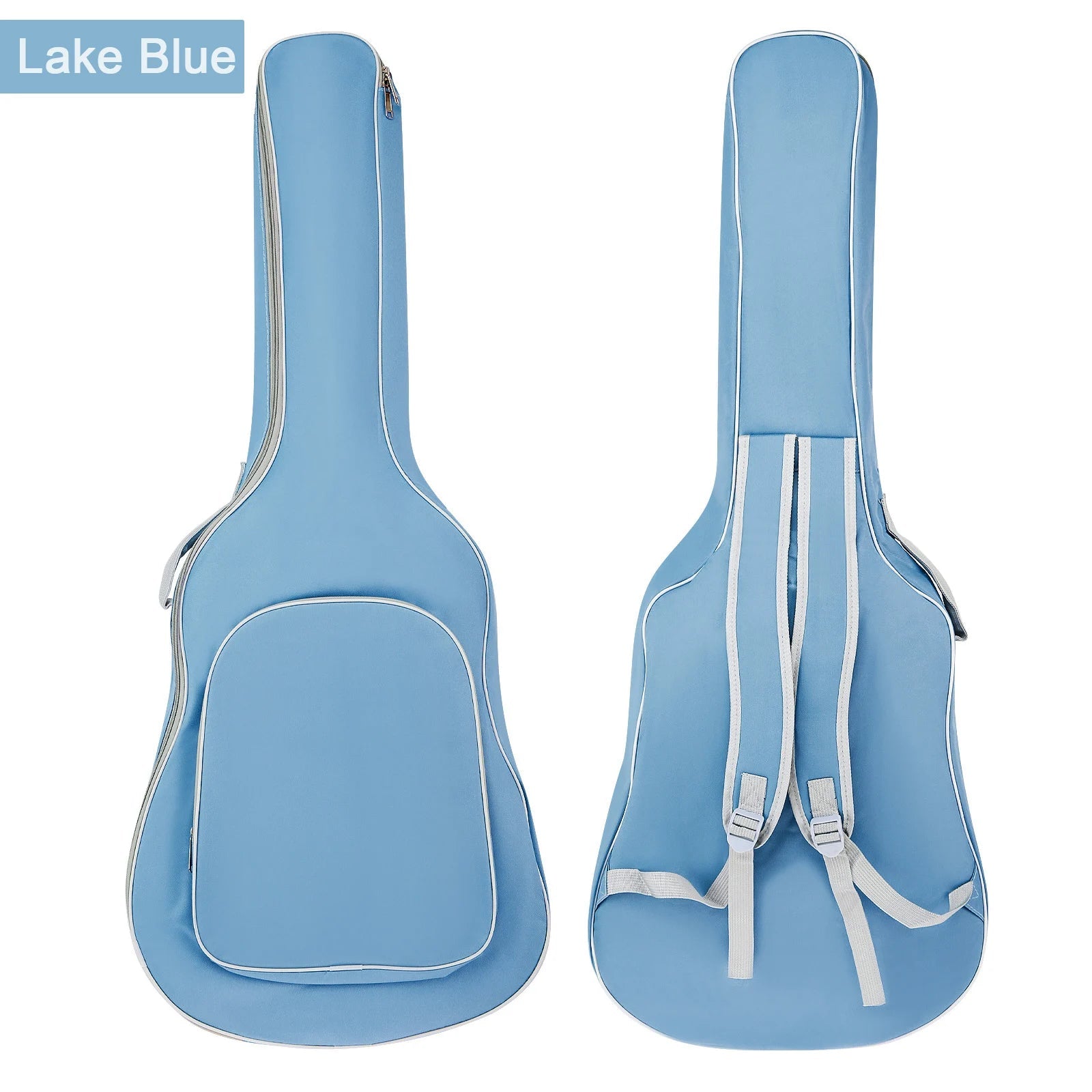 1 pièce 40 / 41 pouces rembourré résistant à l'eau épais guitare acoustique sac à dos Gig, sac de guitare à couverture souple Housse de France