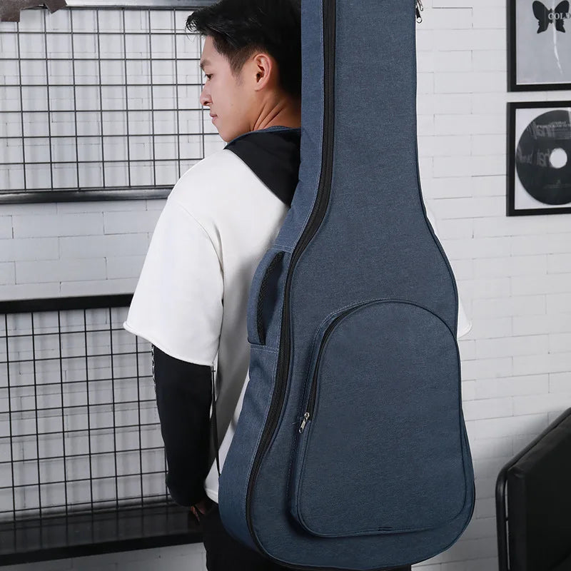 Sac à dos épais pour guitare de 41 pouces, étanche, Oxford, sacs pour basses électriques, qualité douce pour 36 à 39 pouces, housse de musique classique XA6CT Housse de France