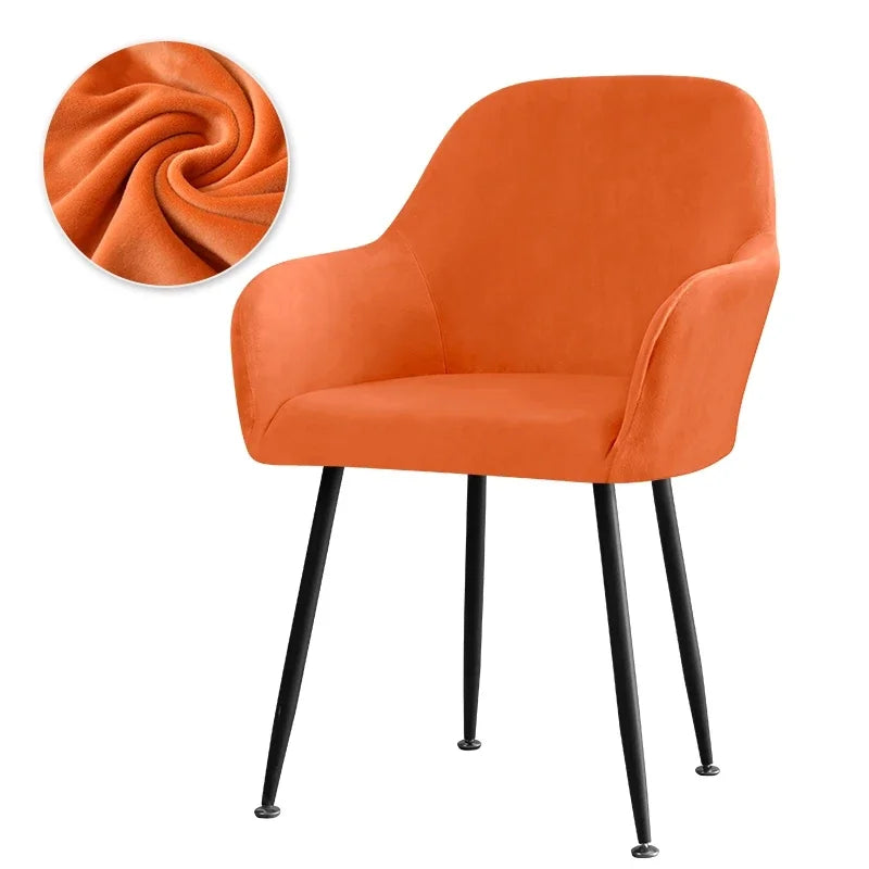 Housse Fauteuil Velours Scandinave PLENIO