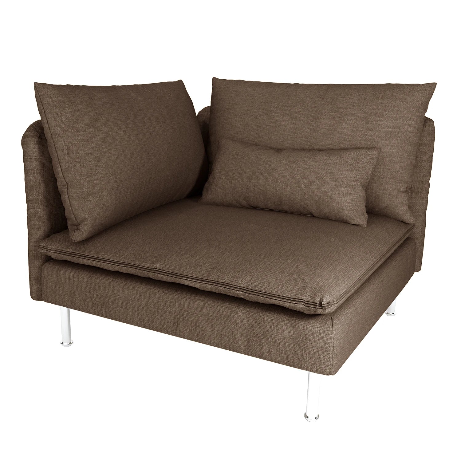 CRIUSAlbanJuste de canapé pour IKEA  SÖDERHAMN, coin, comprend deux grands coussins et un petit cus, housses de canapé pour salon Housse de France