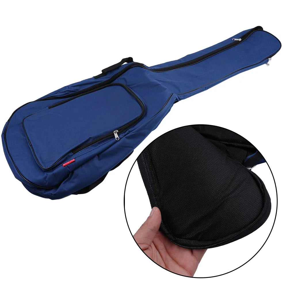 Sac à dos acoustique classique étanche rembourré pleine grandeur, étui de transport, support, tissu Oxford standard classique, pièces Housse de France