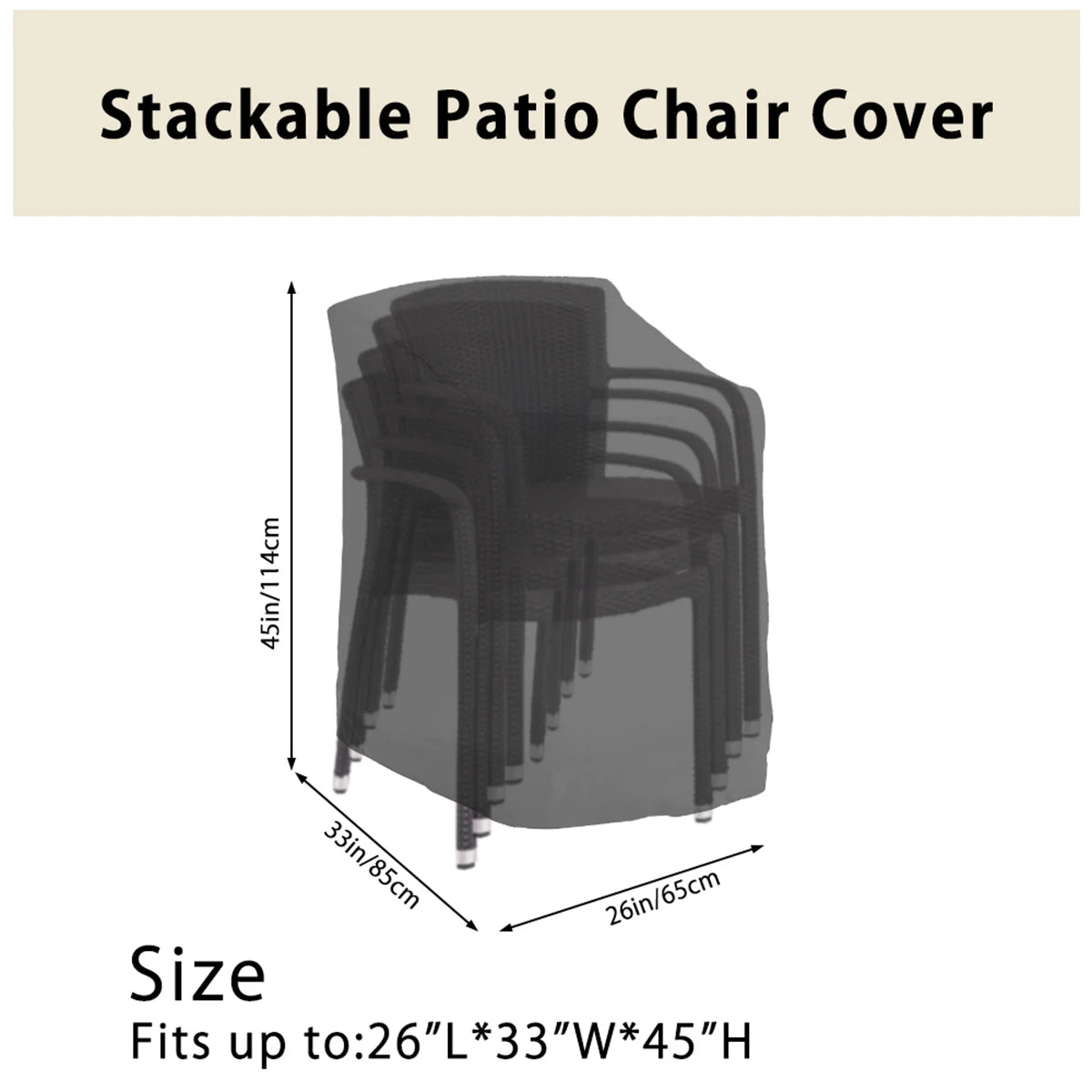 Housse Chaise Imperméable Résistante GARDALUX