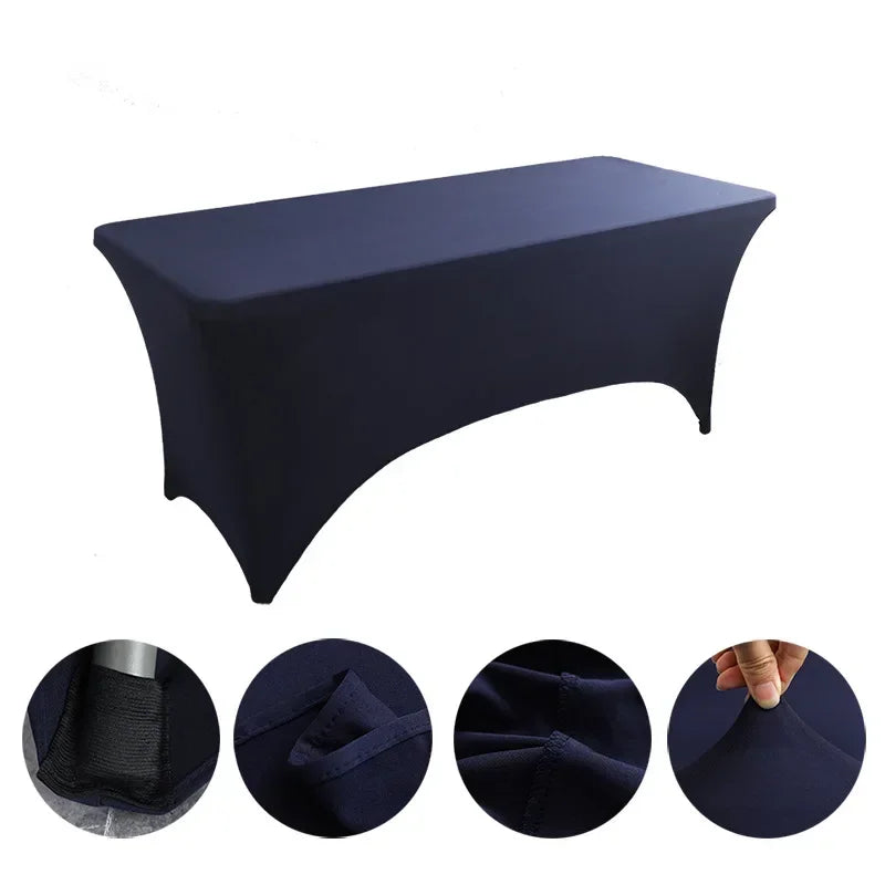 Nappe en IQUE dex de Haute Commande, Couverture de Table Pliante pour Mariage, Hôtel, Anniversaire, Cocktail, 6 Pieds, 4 Pieds, 5 Pieds, 6 Pieds, 8 Pieds Housse de France