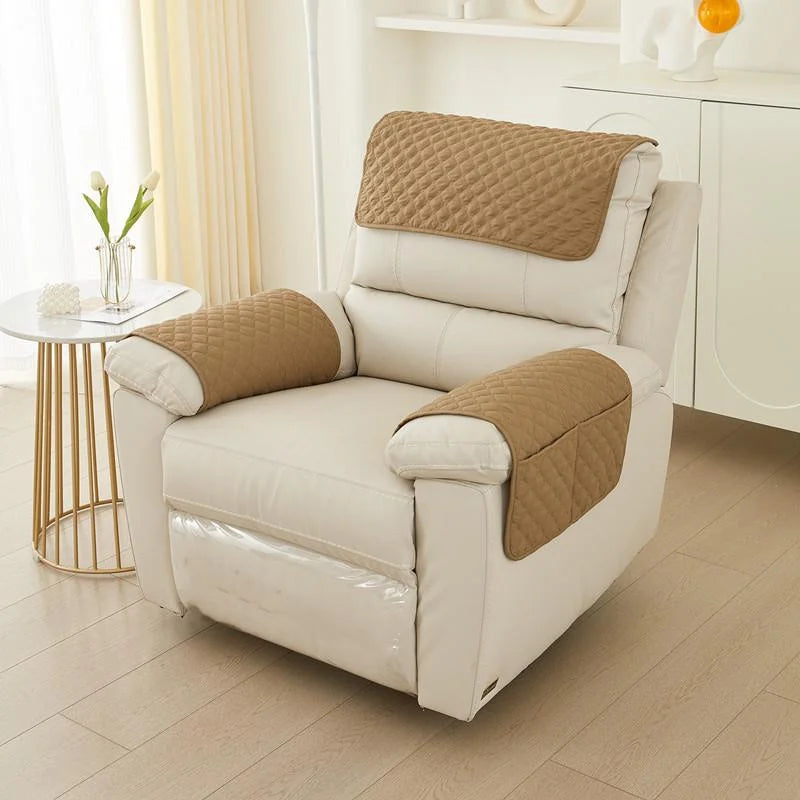 Housse accoudoir fauteuil extensible